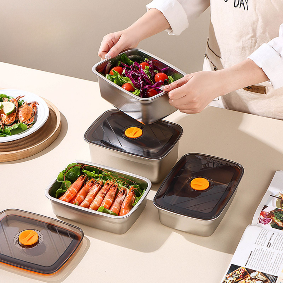 🇷🇴 (6+3 gratuit) Recipient vidat ermetic din oțel inoxidabil 316, calitate germană – 1500ml