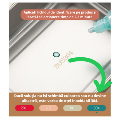 Recipient Alimentar Din Oțel Inoxidabil 304 (25 x 20 x 6 cm)