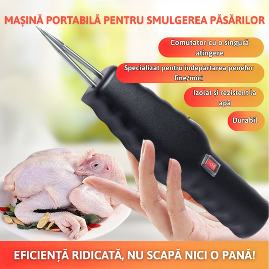 Dispozitiv Portabil Și Manual Pentru Smulgerea Păsărilor