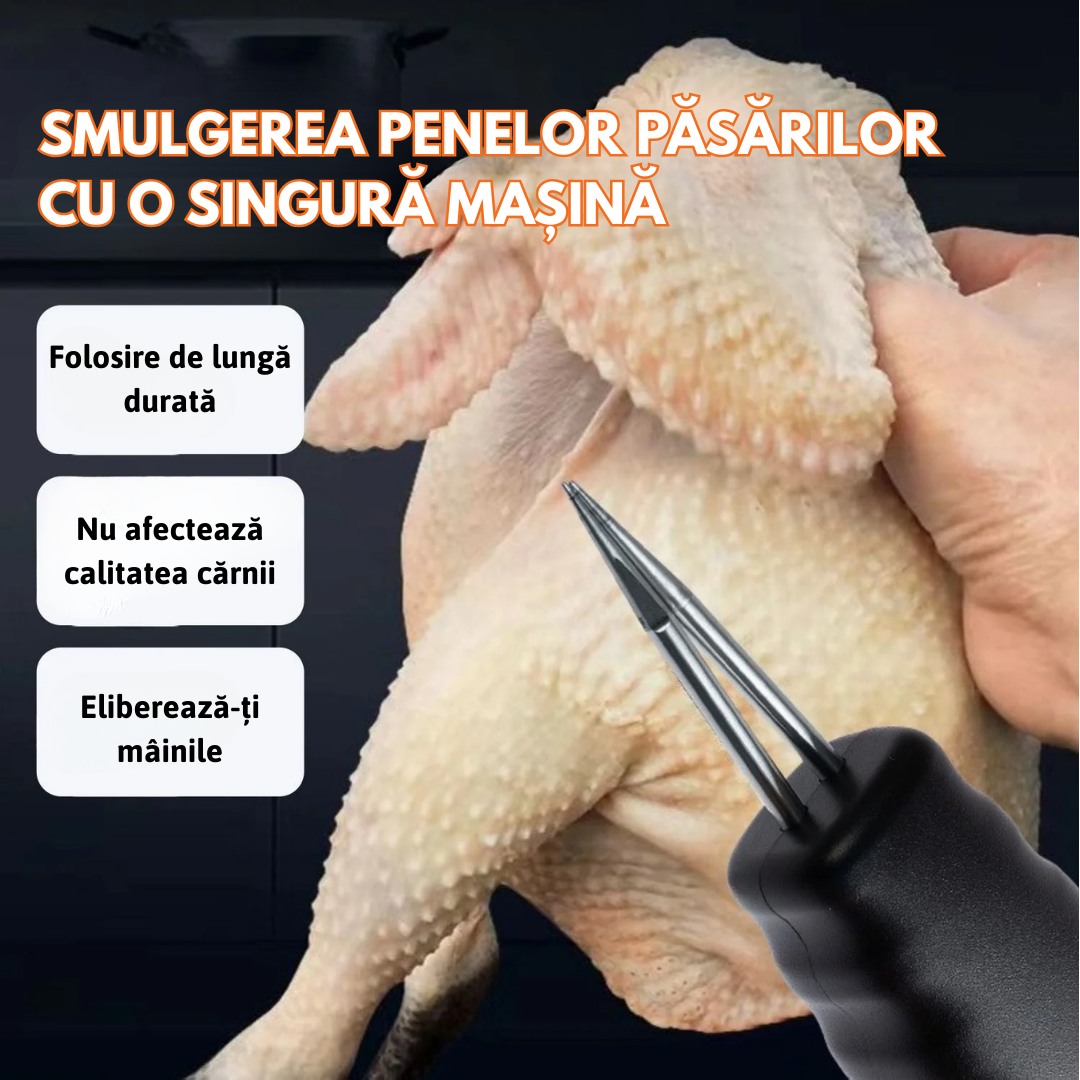 Dispozitiv Portabil Și Manual Pentru Smulgerea Păsărilor