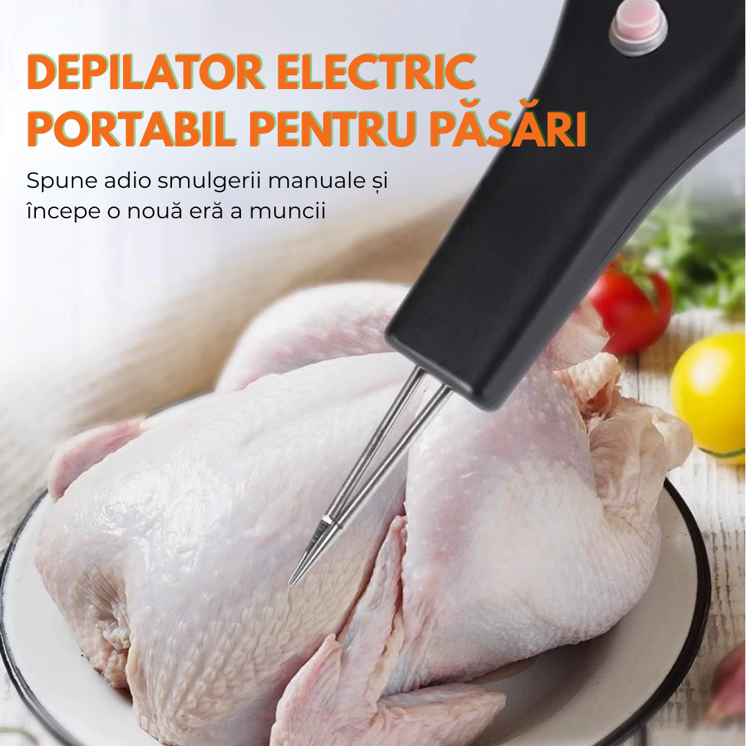 Dispozitiv Portabil Și Manual Pentru Smulgerea Păsărilor