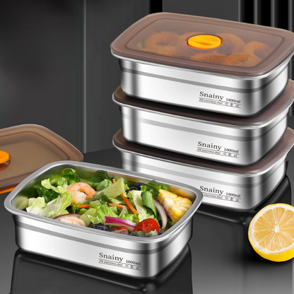 Recipient Ermetic din Oțel Inoxidabil 316 Premium – Vidat, Antibacterian și Sigur