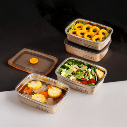 Recipient Ermetic din Oțel Inoxidabil 316 Premium – Vidat, Antibacterian și Sigur