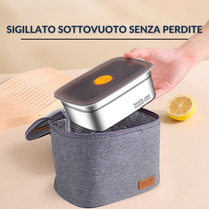 Recipient Ermetic din Oțel Inoxidabil 316 Premium – Vidat, Antibacterian și Sigur