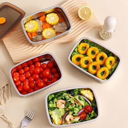 Recipient Ermetic din Oțel Inoxidabil 316 Premium – Vidat, Antibacterian și Sigur