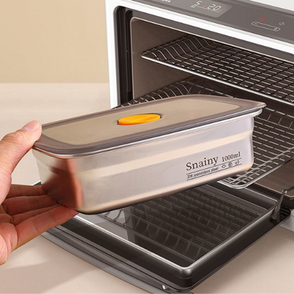 Recipient Ermetic din Oțel Inoxidabil 316 Premium – Vidat, Antibacterian și Sigur