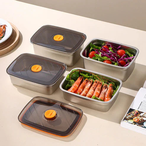 Antibakteriální Nádoba Na Potraviny Z Nerezové Oceli Inox 316 – 1500Ml | Sleva 70%