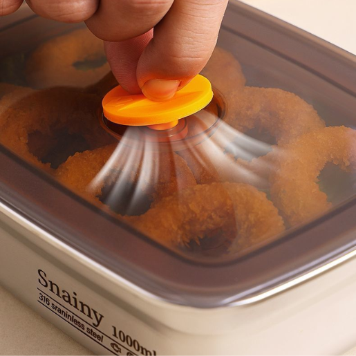 Recipient Ermetic din Oțel Inoxidabil 316 Premium – Vidat, Antibacterian și Sigur