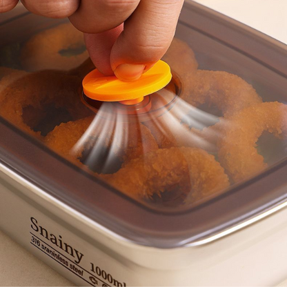 Recipient Ermetic din Oțel Inoxidabil 316 Premium – Vidat, Antibacterian și Sigur