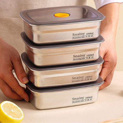 Recipient Ermetic din Oțel Inoxidabil 316 Premium – Vidat, Antibacterian și Sigur