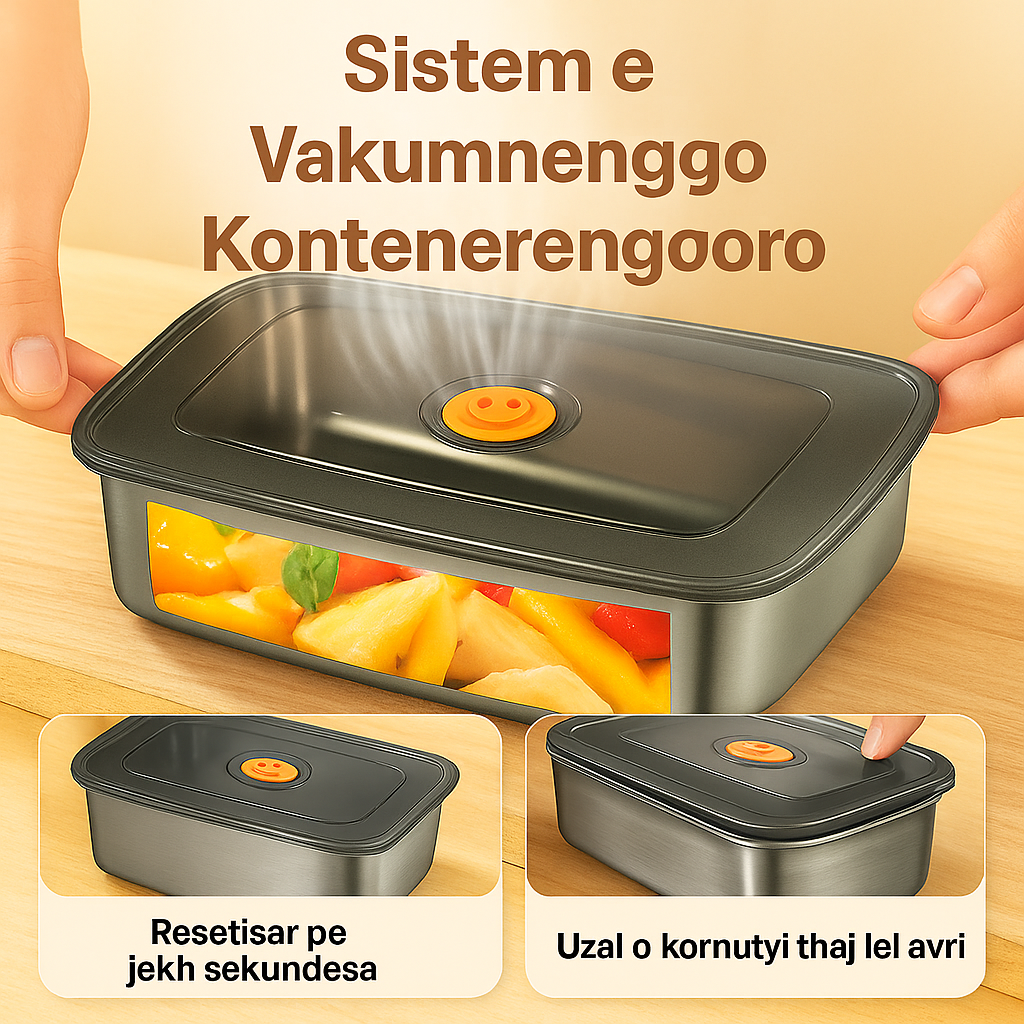 Antibakteriální Nádoba Na Potraviny Z Nerezové Oceli Inox 316 – 1500Ml | Sleva 70%