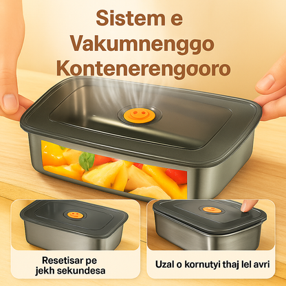 Antibakteriální Nádoba Na Potraviny Z Nerezové Oceli Inox 316 – 1500Ml | Sleva 70%