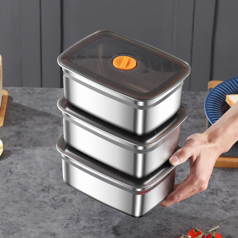 🇷🇴 Cutie Alimentară Vidată Ermetic Din Inox 316 – 1500 ml