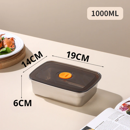 Recipient Ermetic din Oțel Inoxidabil 316 Premium – Vidat, Antibacterian și Sigur