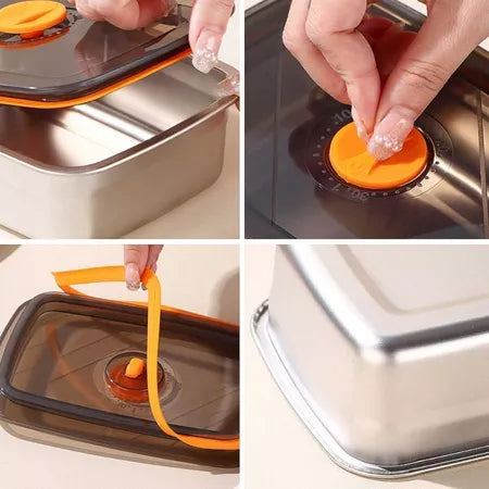 🇷🇴 (6+3 gratuit) Recipient vidat ermetic din oțel inoxidabil 316, calitate germană – 1500ml